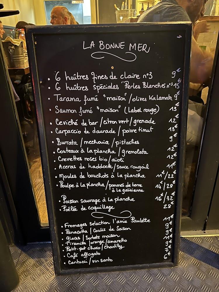 La Bonne Mer - Menu Image 2