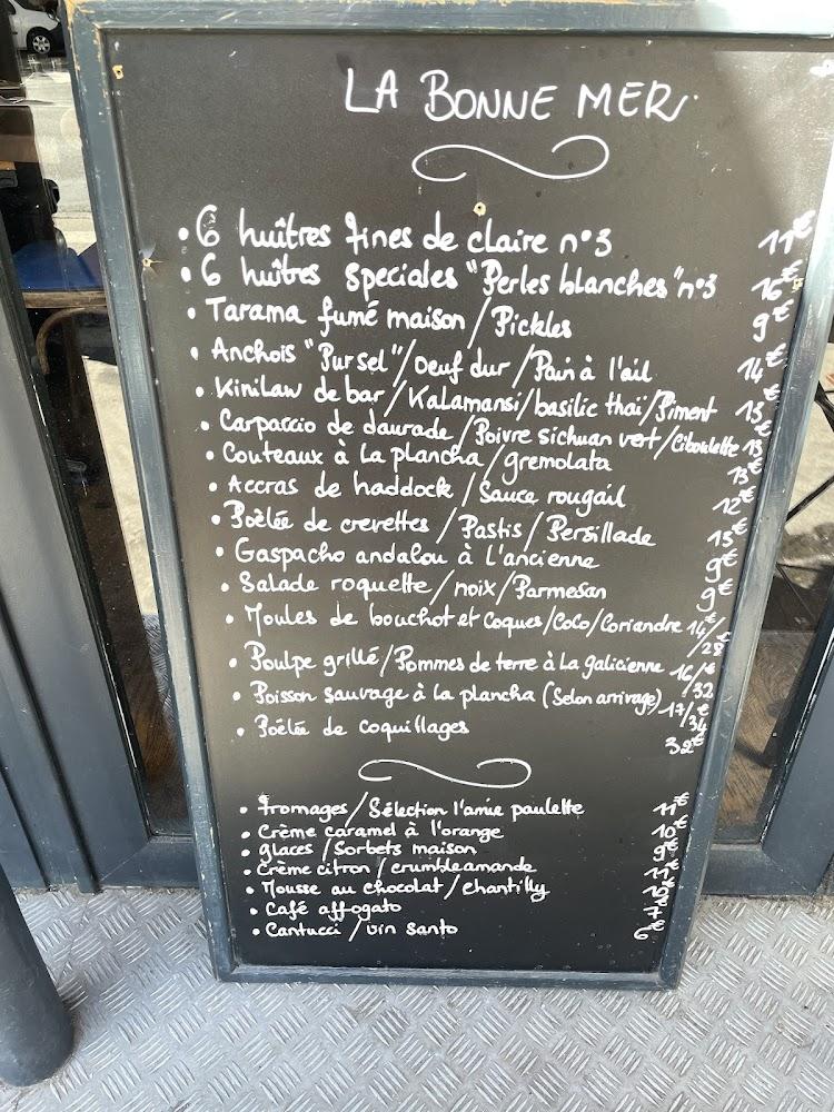 La Bonne Mer - Menu Image 4
